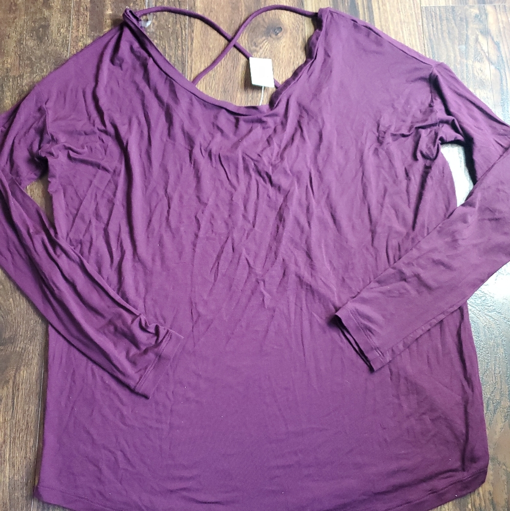 Victoria's Secret PINK Women's Cross Back Lounge Top NWT